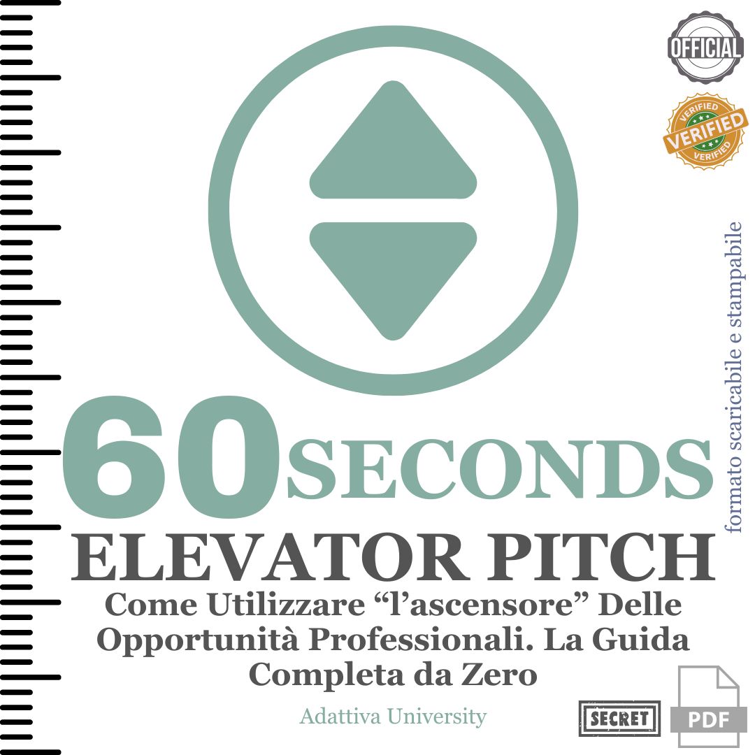 60 SECONDS - ELEVATOR PITCH