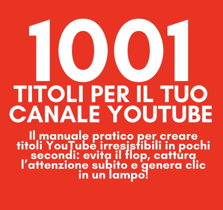 1000 Titoli YouTube Multi-Nicchia